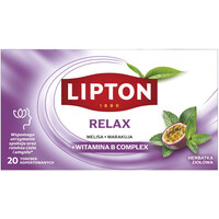 Herbata LIPTON Functional, zio�owa, relax, 20 kopert