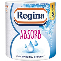 R�cznik papierowy REGINA Absorb, 3-warstwowy, 50,6m, 220 listk�w, 1 rolka, bia�y
