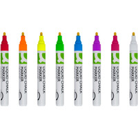 Zestaw marker�w kredowych Q-CONNECT, 8 szt., mix kolor�w