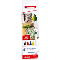 Marker do tkanin 5kol. 4600/5S EDDING